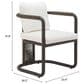 Zuo Modern Ciel Outdoor Dining Chair in Ivory (Set of 2), , large