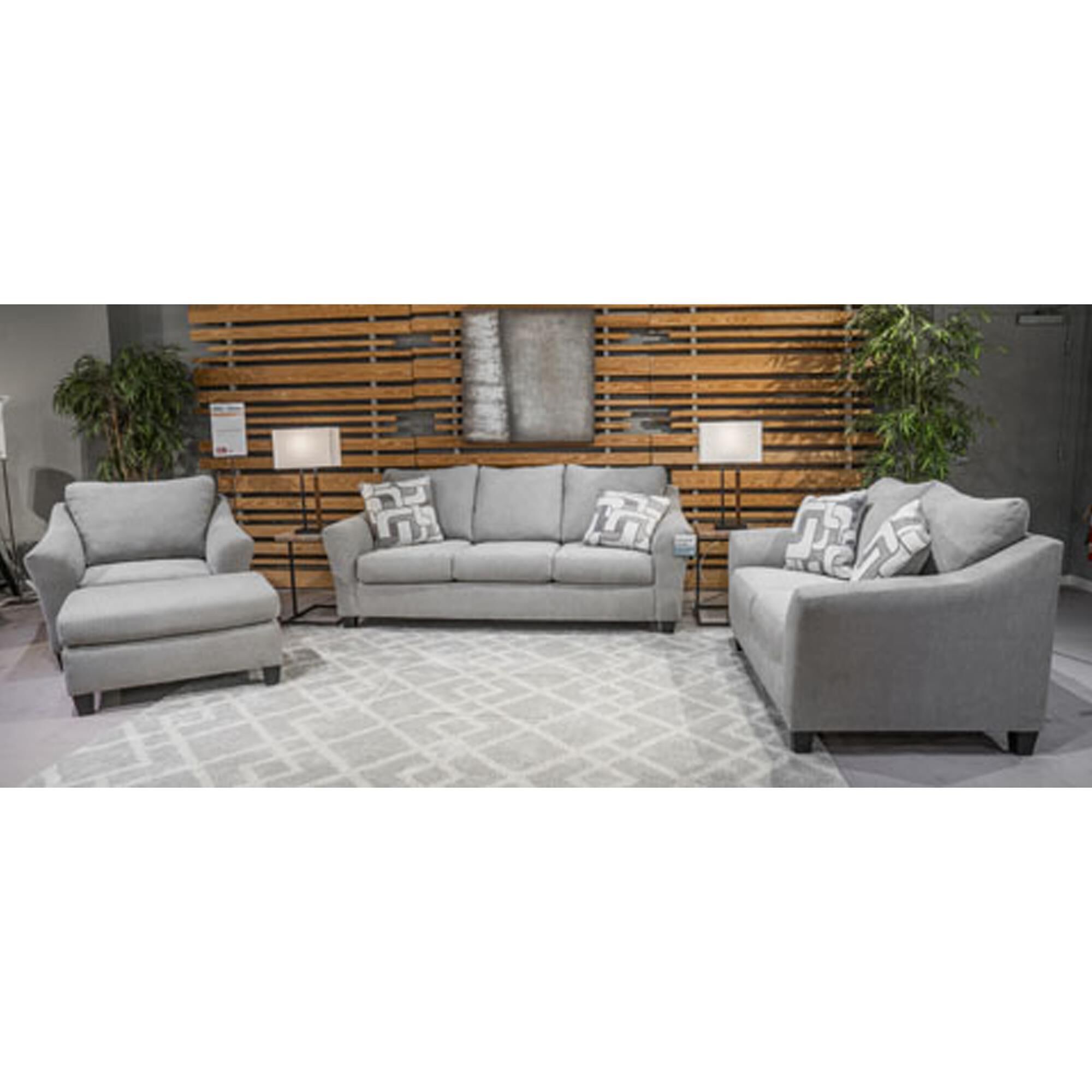 Ashley Willarae Stationary Sofa in Taupe