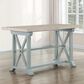Steve Silver Counter Height Trestle Dining Table in Green, , large