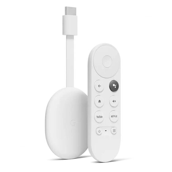 Google Chromecast with Google TV (HD) in Snow