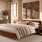 Jennifer Taylor Home Alpine King Platform Bed Frame in Burnt Orange, , large