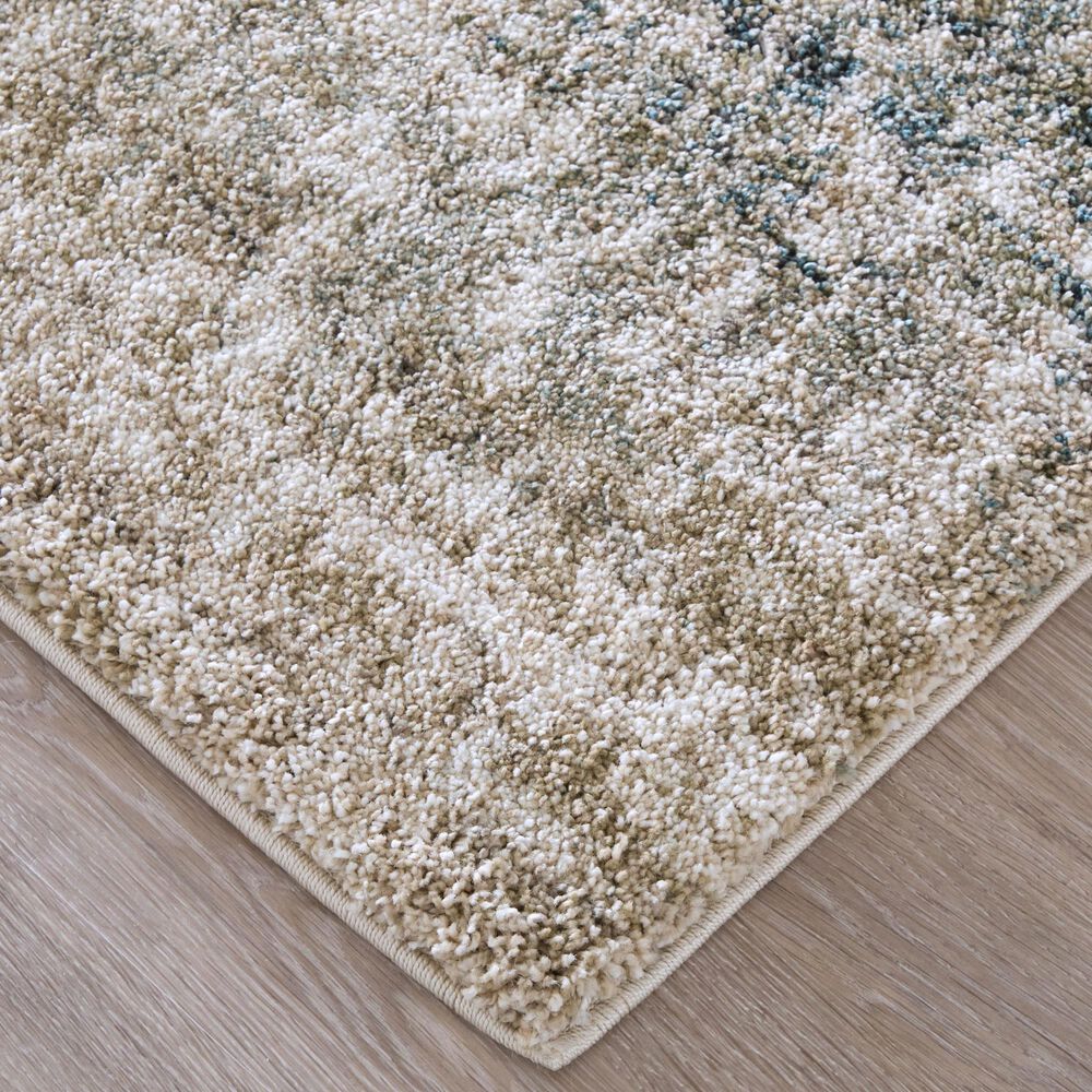Feizy Richmond Blue and Beige 5&#39; x 7&#39;6&quot; Area Rug, , large