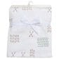 Lambs & Ivy Farmyard Friends Baby Blanket in White, Taupe and Sage Green, , large