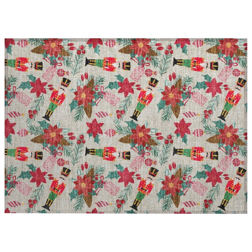 Dalyn Rug Company Wonderland WN30 2"6" x 3"10" Beige Indoor/Outdoor Area Rug, , large