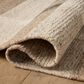 Loloi Perry Natural and Grey 11"6" x 15" Area Rug, , large