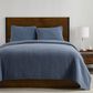 HiEnd Accents Stonewashed 3-Piece King Quilt Set in French Blue, , large
