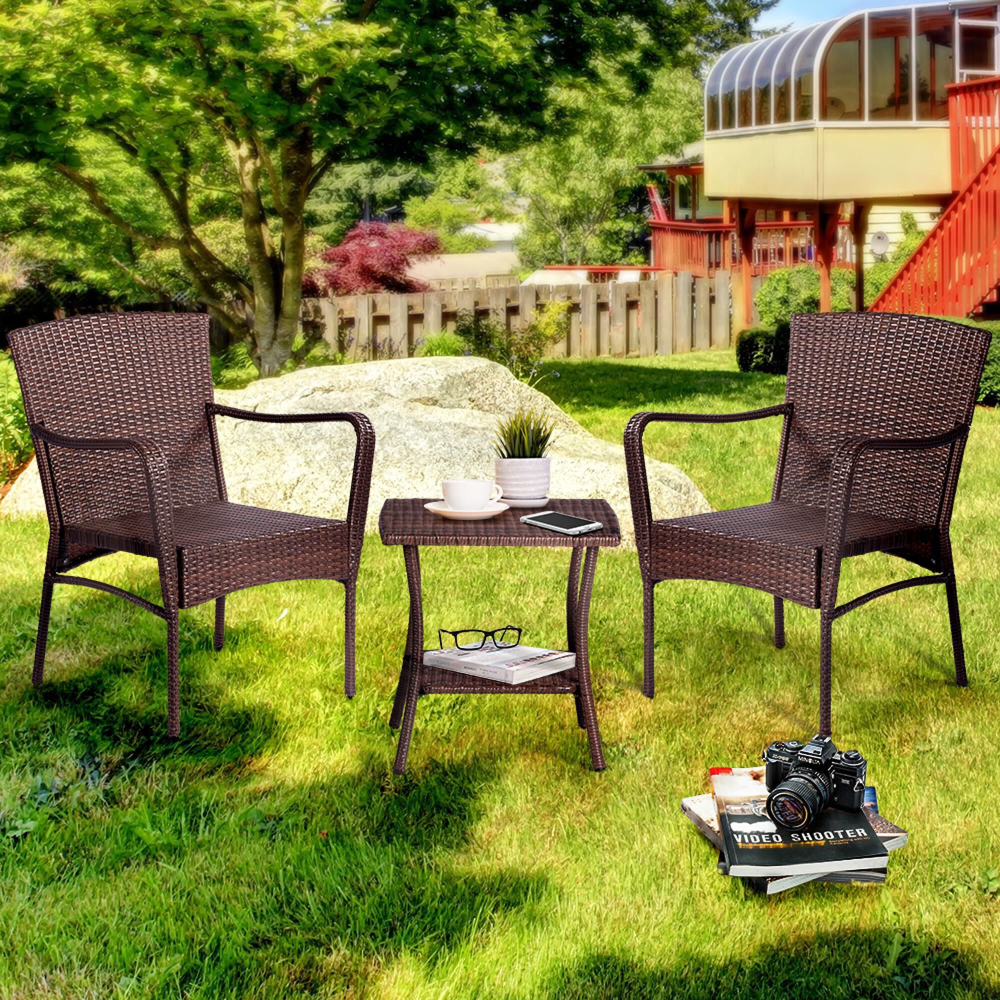 Dark green cheap bistro set