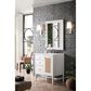 James Martin Vanities Addison 30" Single Bathroom Vanity in Glossy White with 3 cm Lime Delight Quartz Top and Rectangular Sink, , large