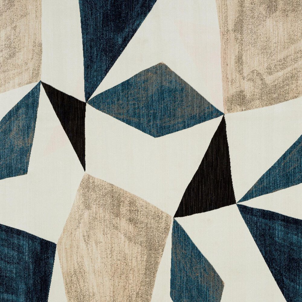 Stacy Garcia Home Fletcher 5&#39;3&quot; x 7&#39;10&quot; Indigo Area Rug, , large