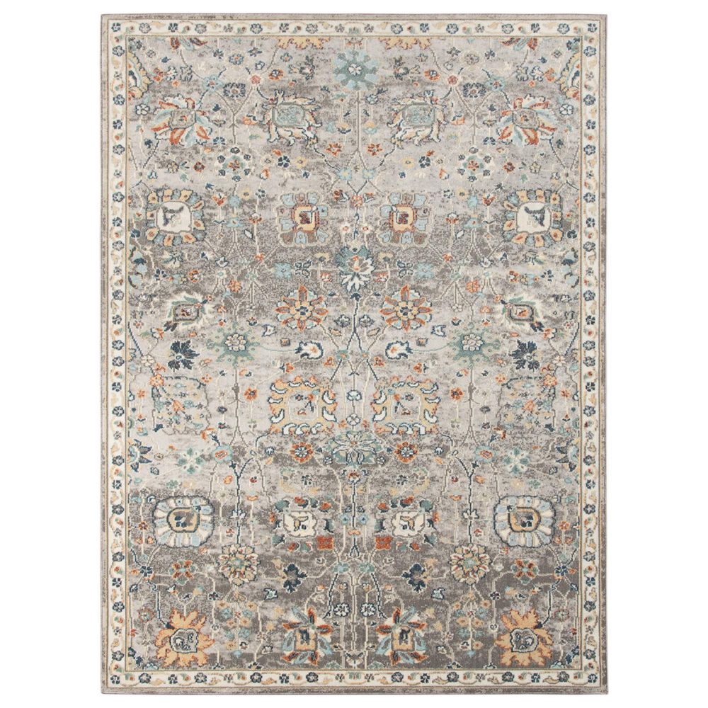 Amer Rugs Bohemian 8"9" x 11"9" Gray Area Performance Rug, , large