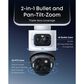 eufy S4 Solar-Powered Triple-Lens Security Camera in White, , large
