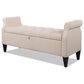 Jennifer Taylor Home Jacqueline Tufted Roll Arm Storage Bench in Sky Neutral, , large