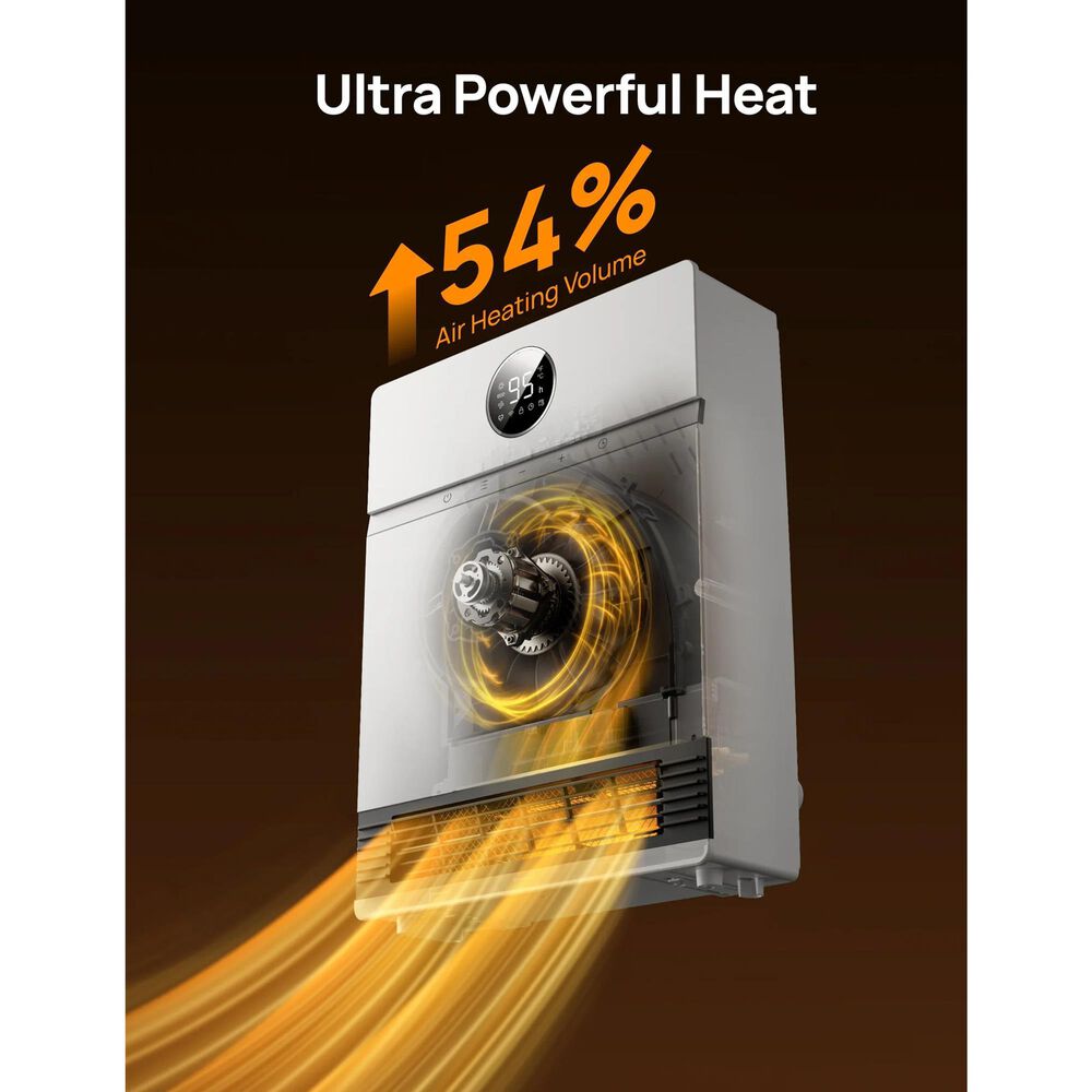 DREO Smart Wall-Mounted Heater in White, , large