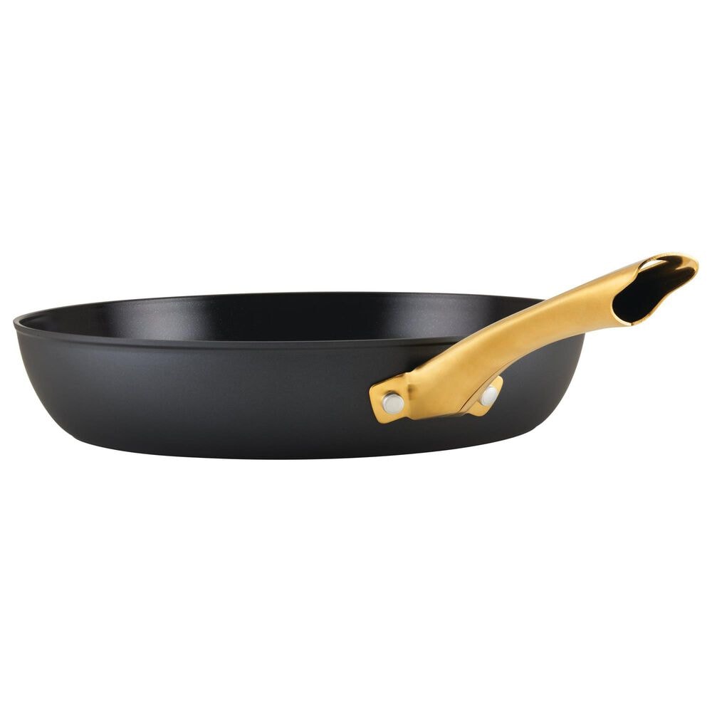 Faber Forged Induction 12.25&quot; Ceramic Nonstick Frying Pan in Black and Gold, , large