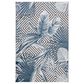 Safavieh Cabana CBN447N 8" x 10" Ivory and Navy Indoor/Outdoor Area Performance Rug, , large