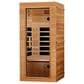 EZlife Elite 1-Person Compact Ultra Low EMF FAR Infrared Home Sauna in Natural Hemlock, , large