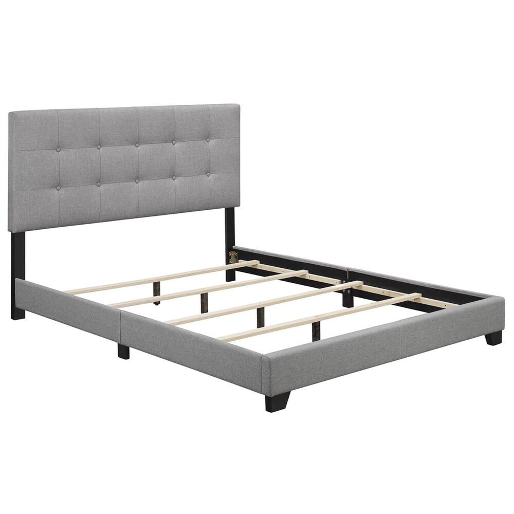 Accentric Approach Accentric Accents Benton King Upholstered Bed in Grey, , large