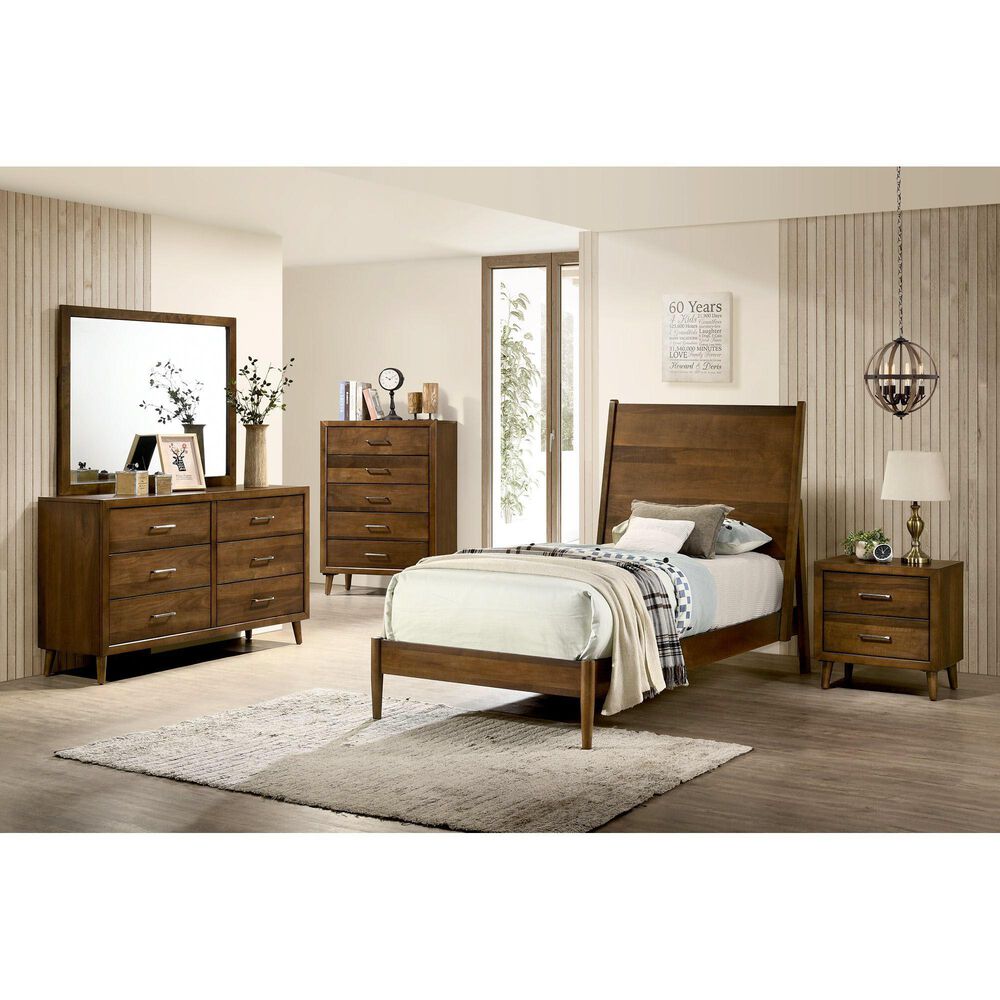 Mayberry Hill Malibu 5-Drawer Chest in Walnut, , large
