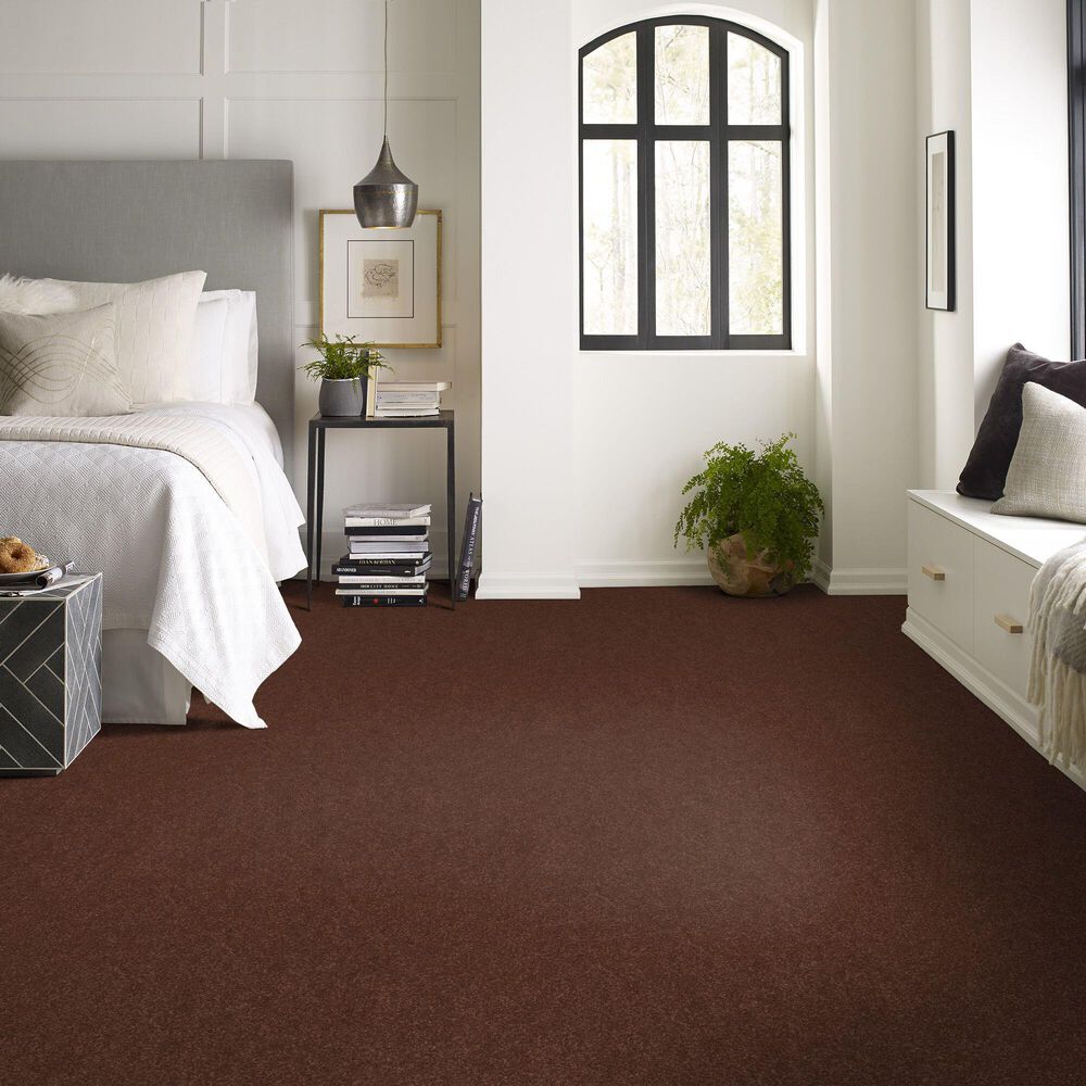 Shaw Hard At Play I Carpet in Orange Oxide, , large