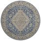Dalyn Rug Company Hatay HY3 8" Round Navy Area Rug, , large