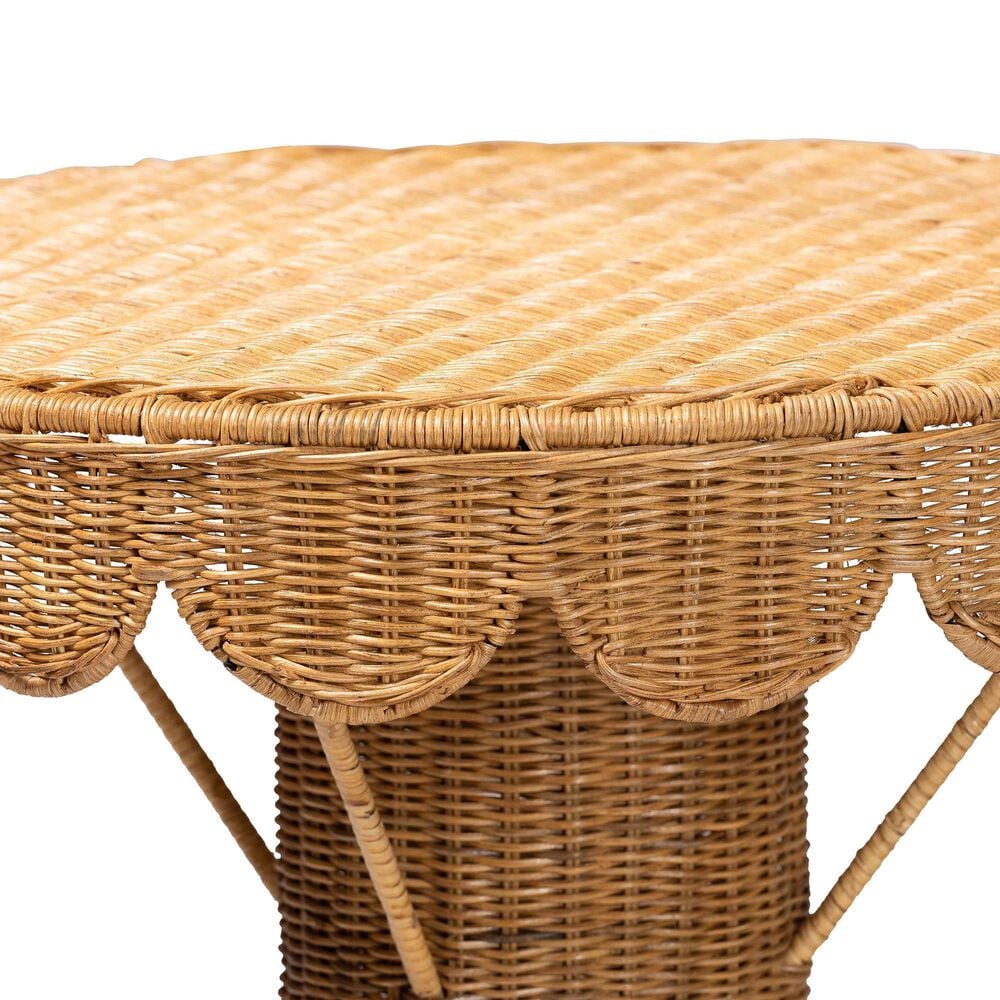 Baxton Studio Pabla End Table in Light Honey, , large