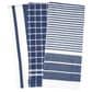 Harold Import 3-Piece Mrs. Anderson"s Kitchen Towel in Blue, , large