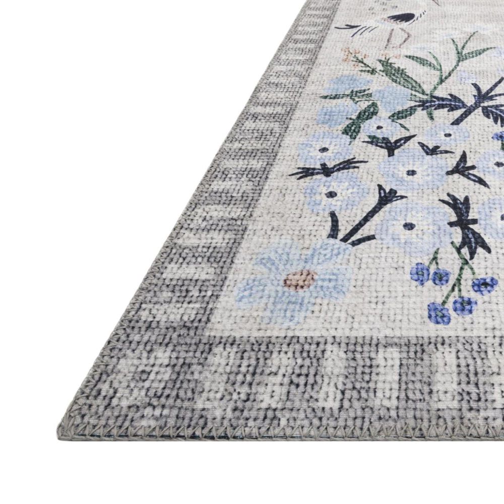 Rifle Paper Co. Palais PAL-03 2&#39;3&quot; x 3&#39;9&quot; Stone and Grey Scatter Rug, , large