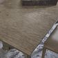 Ashley Chrestner Rectangular Dining Table in Waxy Gray - Table Only, , large