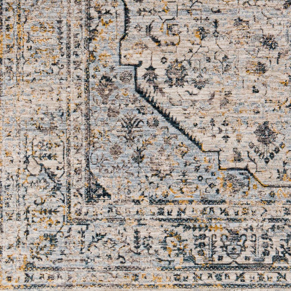Surya Laila LAA-2311 10&#39; x 14&#39; Teal, Sage, Saffron, Gray and Cream Area Rug, , large