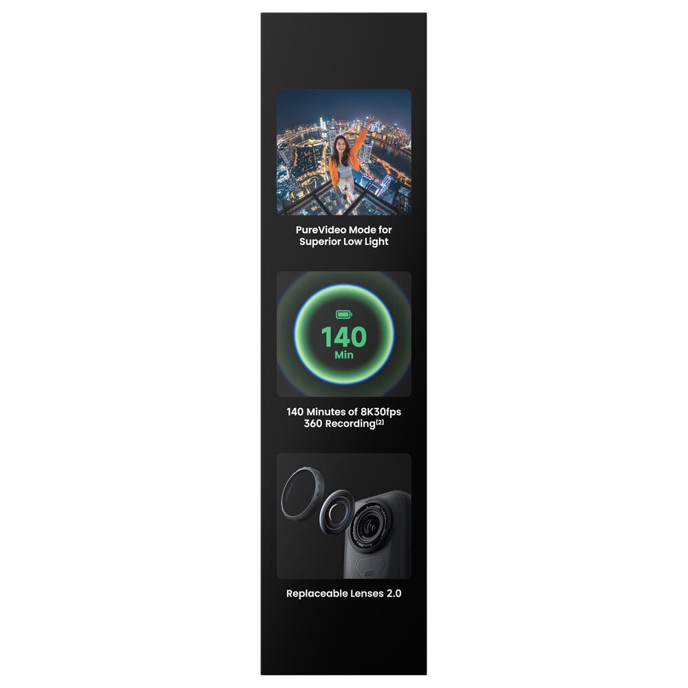 Insta360 X6 Essentials Bundle in Midnight Black, , large