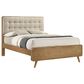 Pacific Landing Robyn California King Upholstered Platform Bed in Cool Biege and Light Ash, , large