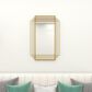 CosmoLiving by Cosmopolitan 24" x 36" Wall Mirror in Shiny Gold, , large