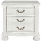 Ashley Montelaine 3-Drawer Nightstand in Antique White, , large