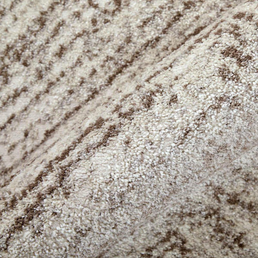 Feizy Vancouver 39NPF 4&#39; x 6&#39; Beige and Brown Area Rug, , large