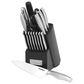 Deal Partners, Inc Artiste 17-Piece Knife Block Set in Stainless Steel, , large