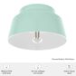 Hunter Cranbrook 1-Light Flush Mount in Mint, , large