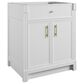 James Martin Bellshire 30" Single Bathroom Vanity in Bright White with 3 cm Lime Delight Silestone Top and Rectangular Sink, , large