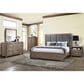 New Heritage Design Harrisburg Queen Panel Bed in Walnut Brown, , large