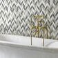 Shaw Geoscape Chevron Warm Blend 11.61" x 11.02" Ceramic Mosaic Sheet, , large