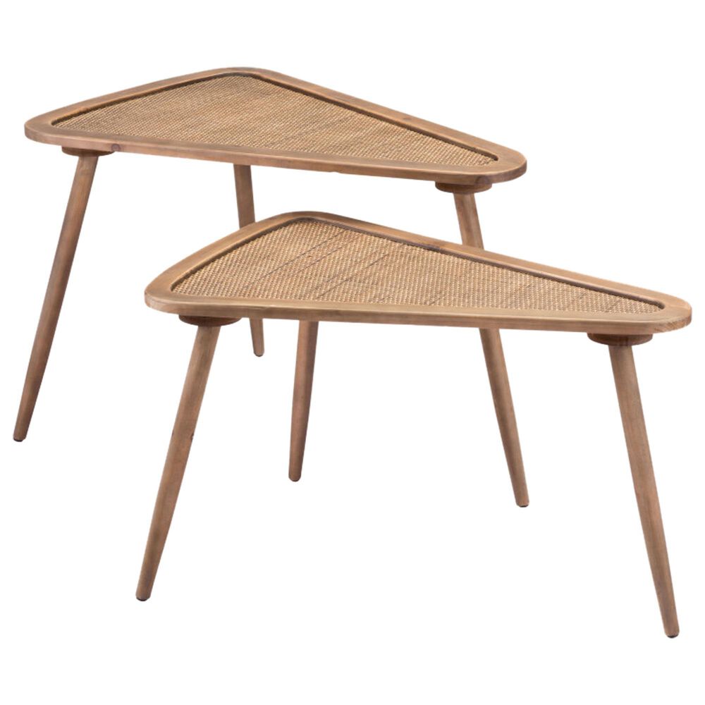 Zuo Modern Jonathan Side Table Set in Natural (Set of 2), , large