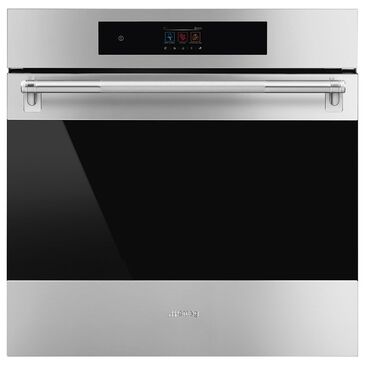 SMEG Classic 24" Single Electric Wall Oven with Sabbath Stainless Steel, , large