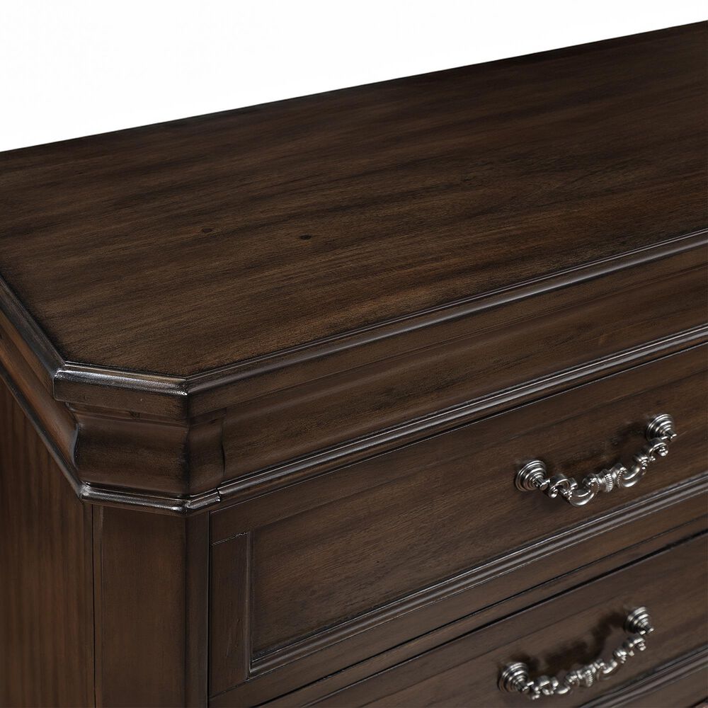 New Heritage Design Lynhurst 6-Drawer Dresser in Walnut Brown, , large