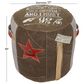 Maple and Jade Star Stuffed Pouf in Brown, Gray, Red and White, , large