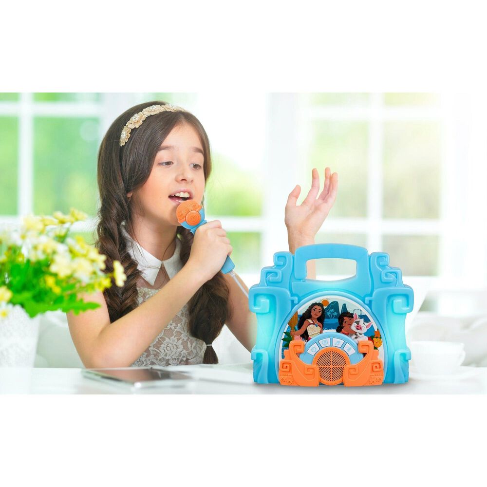 KIDdesigns Moana Karaoke Boombox Toy in Blue, , large