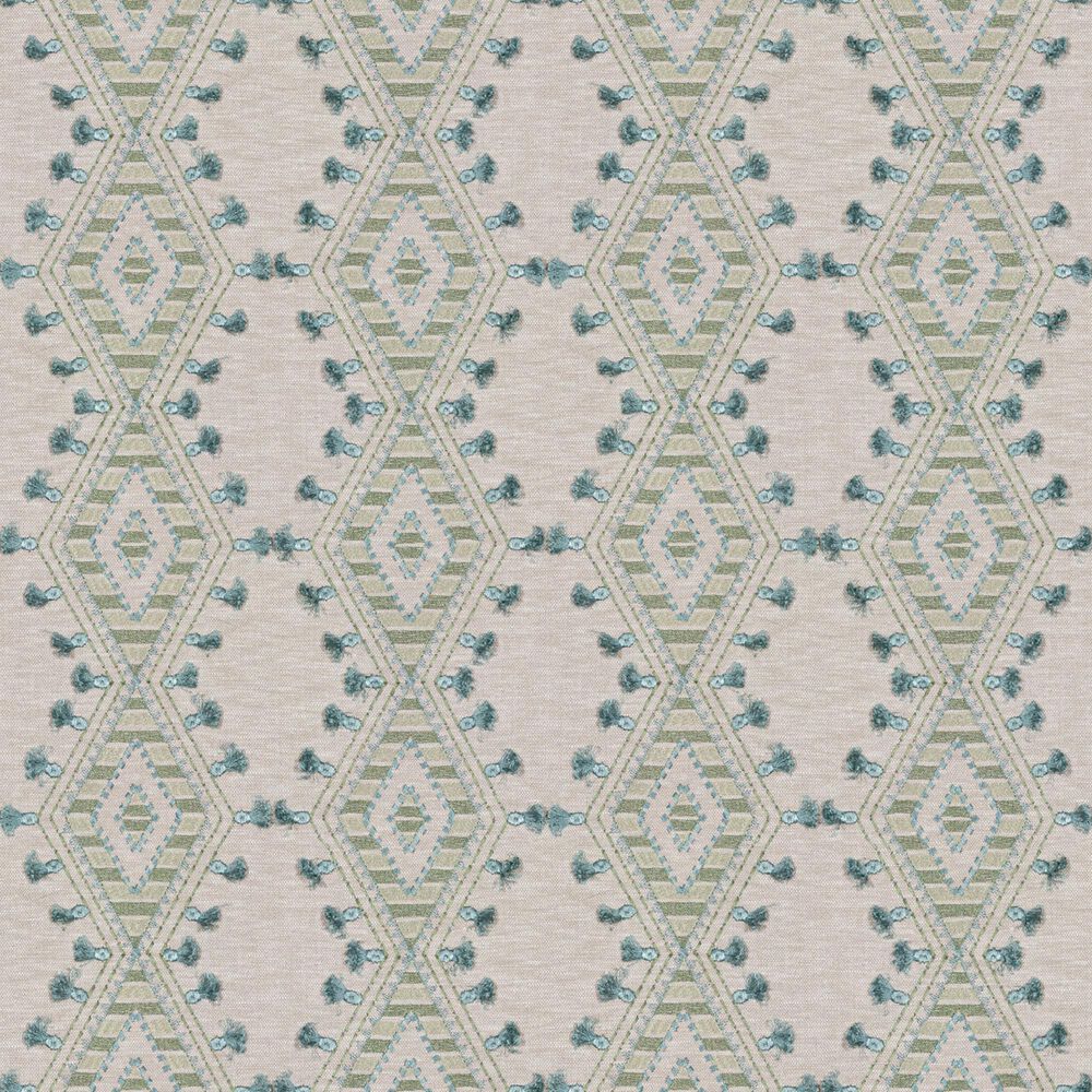 Lexington Furniture Ocean Breeze Maarten Accent Chair in Tan, Teal and Green, , large