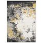 Surya Pepin PEI-1011 5"3" x 7"6" Charcoal, Black and Mustard Area Rug, , large