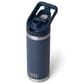 YETI Rambler 18 Oz Water Bottle with Flip Chug Cap in Navy, , large