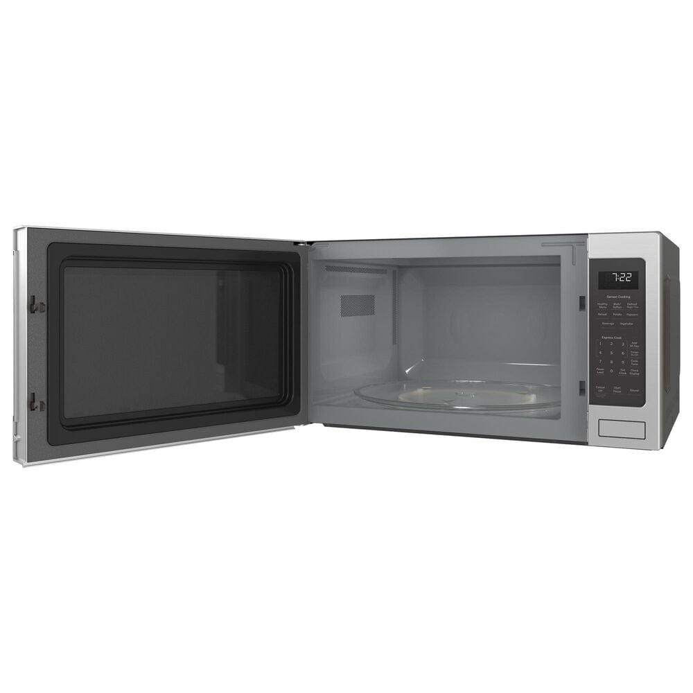 GE Profile 2.2 Cu. Ft. Countertop Sensor Microwave Oven in Stainless Steel, , large