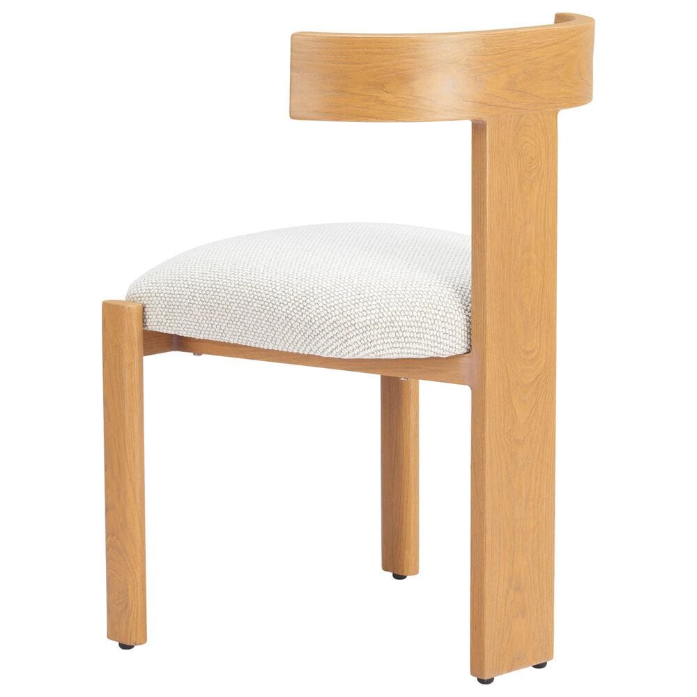 Zuo Modern Tiana Side Chair with Natural Frame in Beige, , large