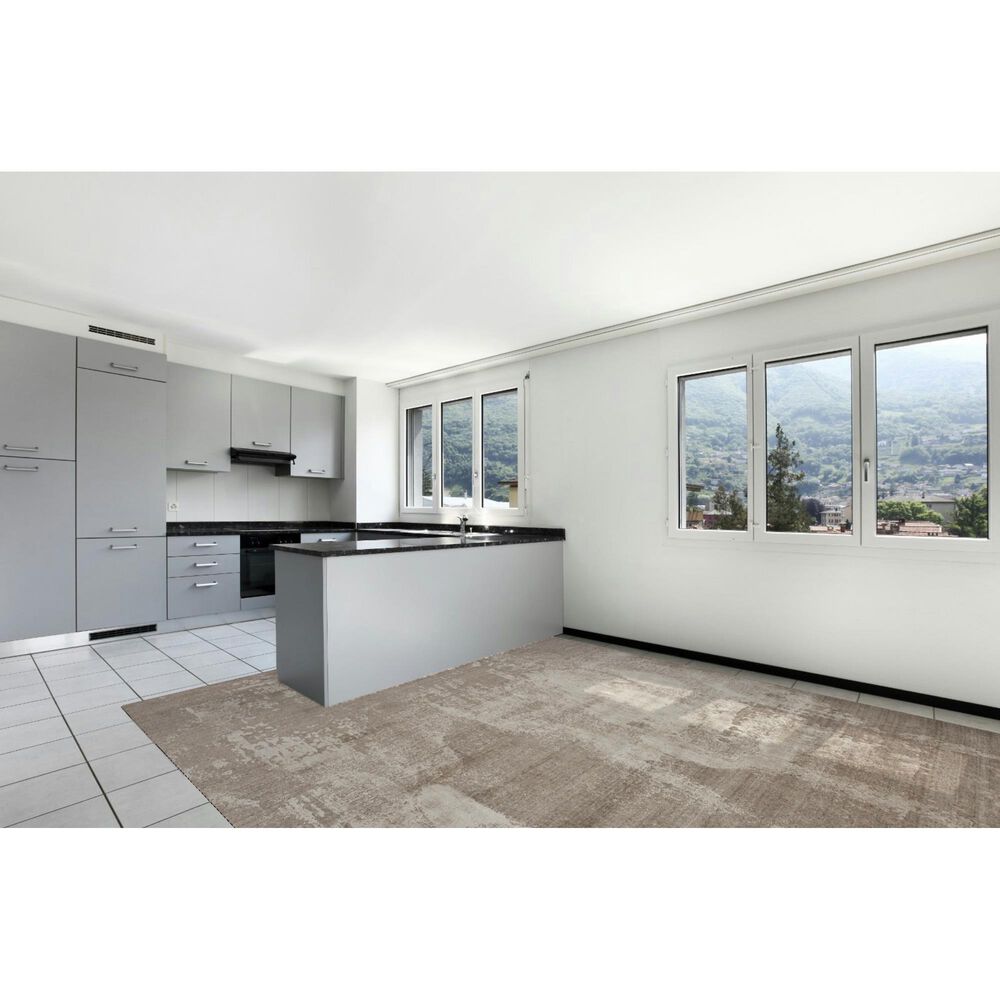 Nourison Harmony 9&#39;9&quot; x 13&#39;9&quot; Silver and Grey Area Rug, , large